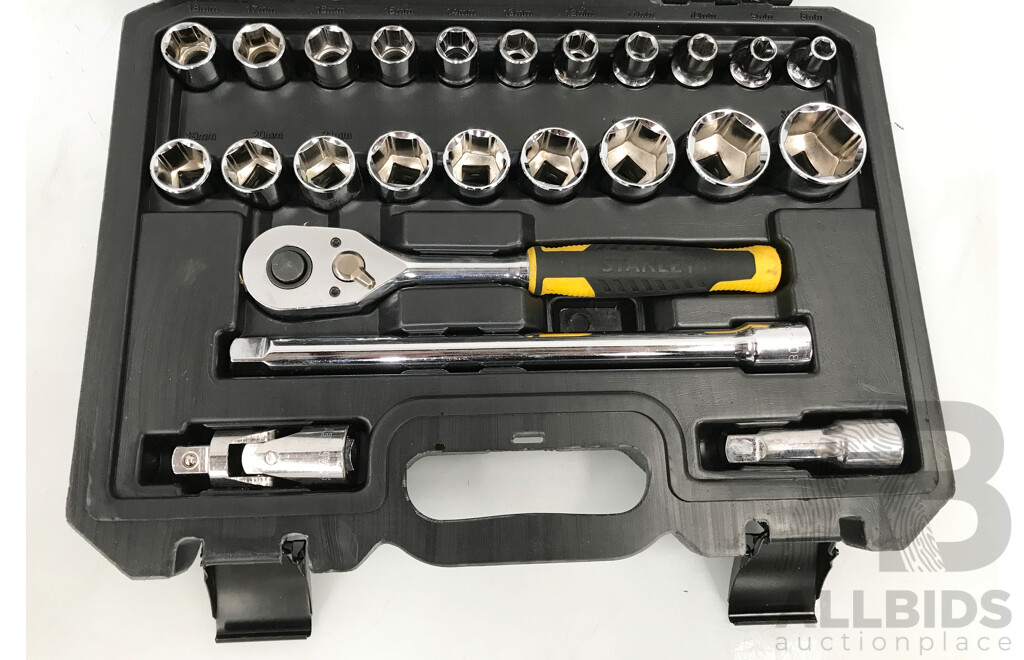 Stanley 24 Piece 1/2 in Hexagon Socket Set