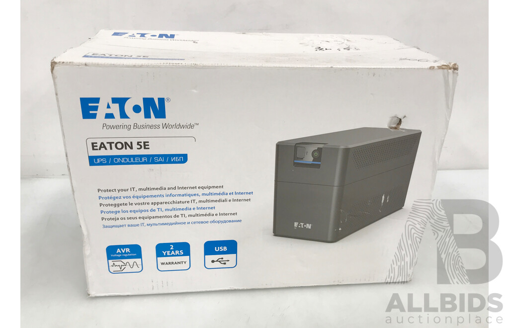 Eaton 5E 1600 Line Interactive UPS Tower