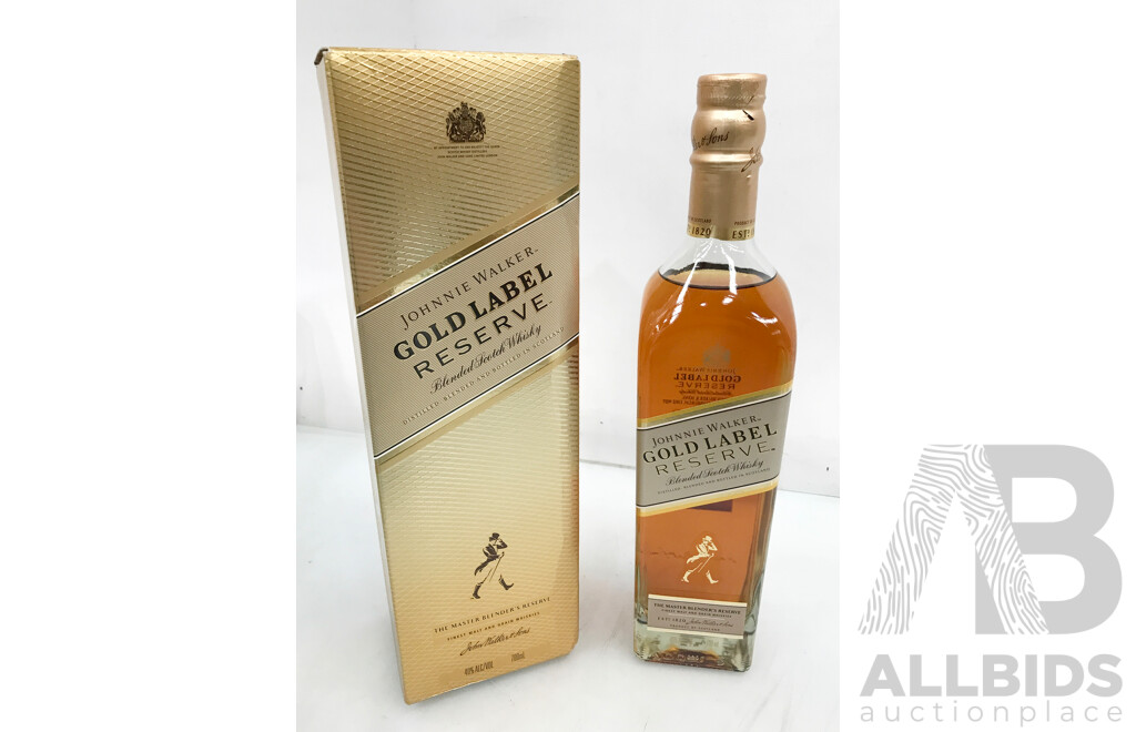 700ml Bottle of Johnnie Walker Gold Label Reserved Blended Scotch Whisky