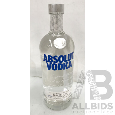 1L Bottle of Absolut Vodka