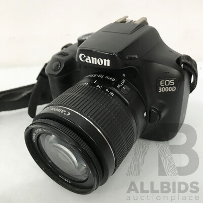 Canon (EOS 3000D) DSLR Camera