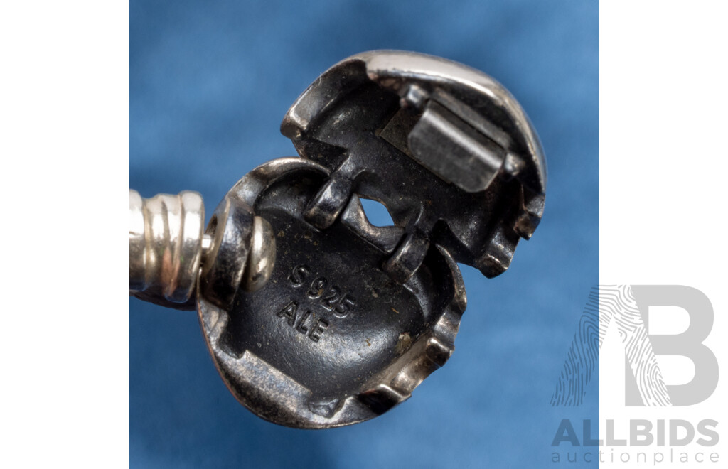 925 Sterling Silver Pandora Bracelet - 27.61gms