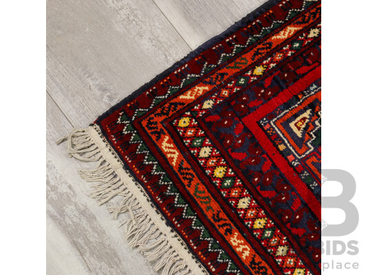 1662035 · Hand Knotted Afghan Baluchi Rug