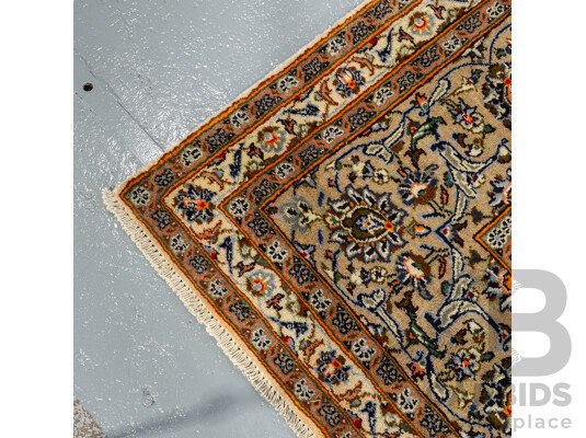 Large Hand Knotted Oriental Kashmir Rug