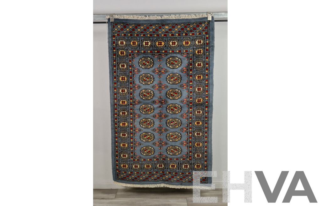 Hand Knotted Bokhara Design Rug