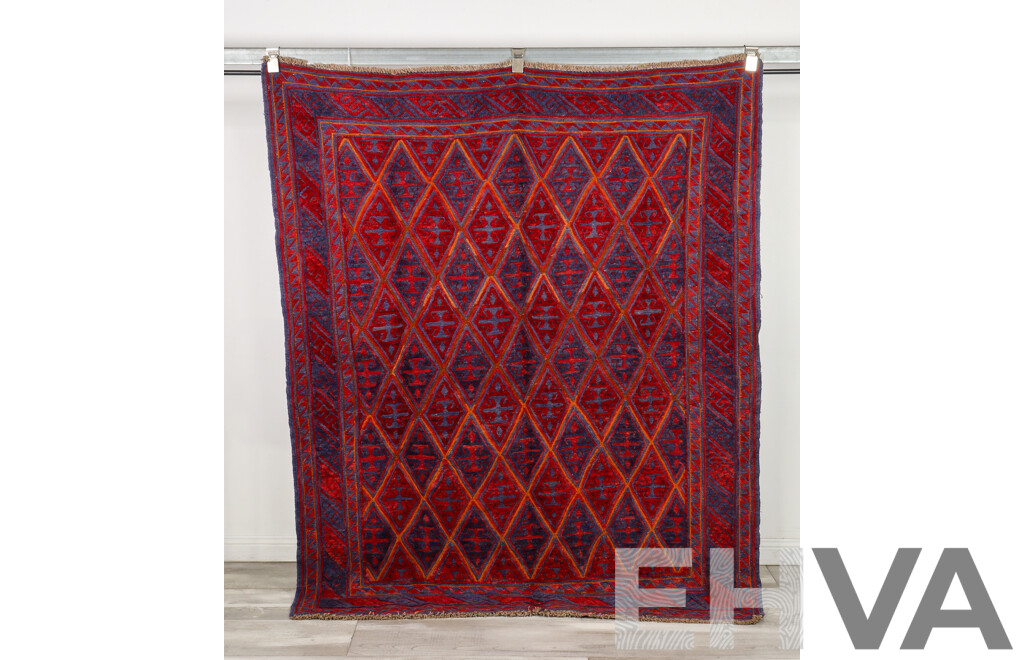 Hand Knotted Wool Mushwani Rug