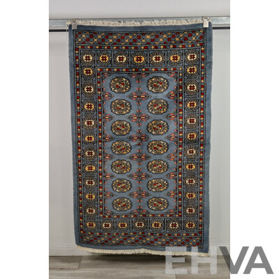 Hand Knotted Bokhara Design Rug