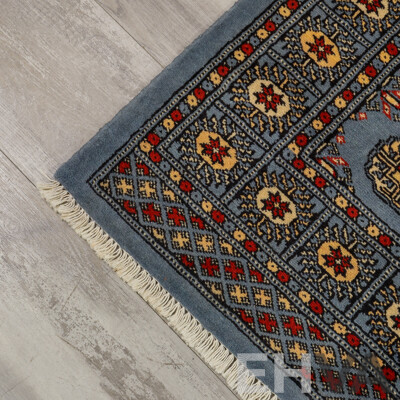 Hand Knotted Bokhara Design Rug