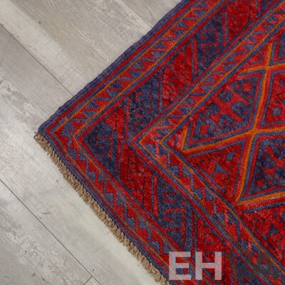 Hand Knotted Wool Mushwani Rug