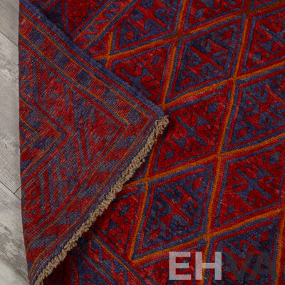 Hand Knotted Wool Mushwani Rug