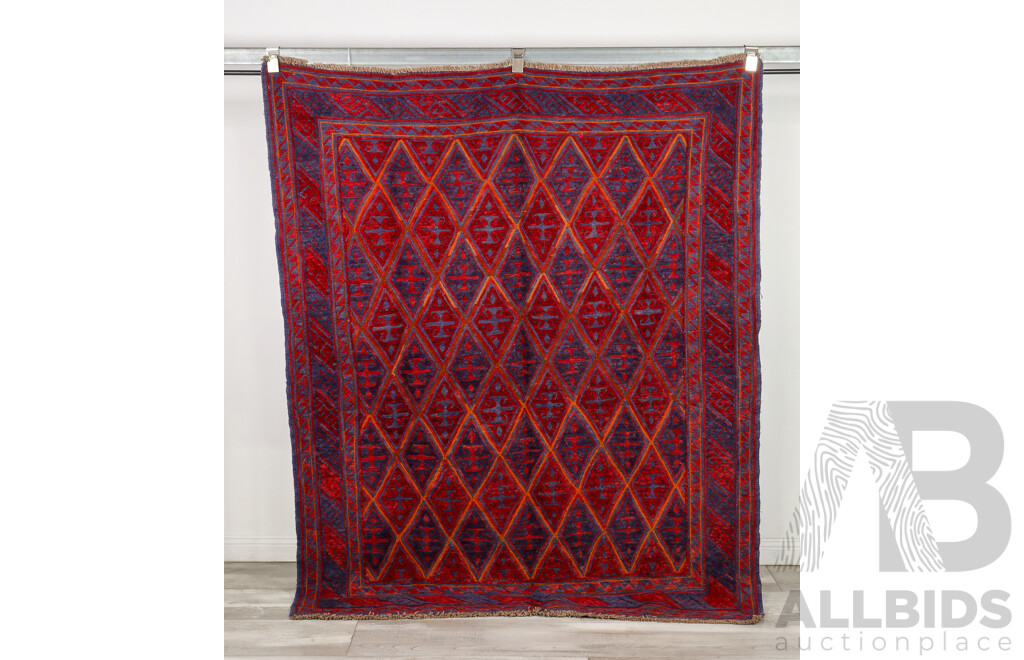 Hand Knotted Wool Mushwani Rug