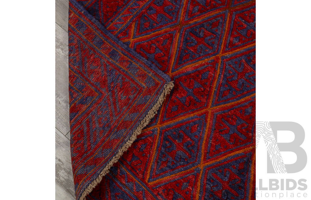 Hand Knotted Wool Mushwani Rug