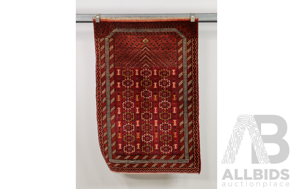 Hand Knotted Afghan Turkmen Rug