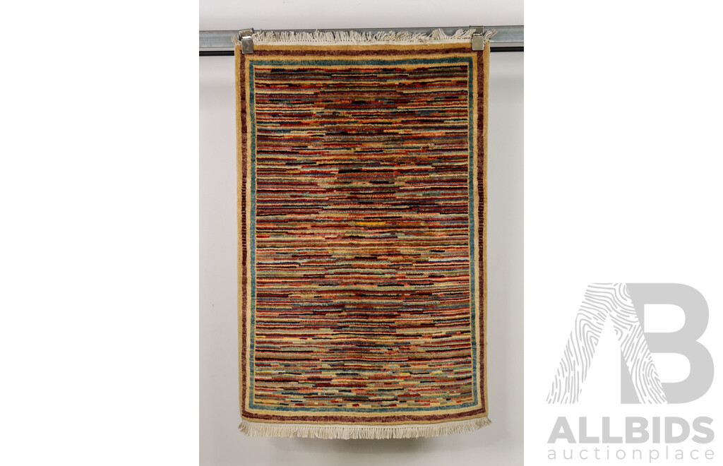 Hand Knotted Multicoloured Gabbeh Rug