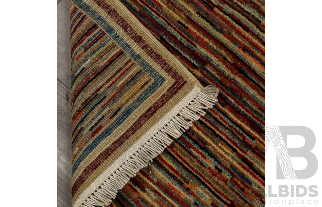 Hand Knotted Multicoloured Gabbeh Rug