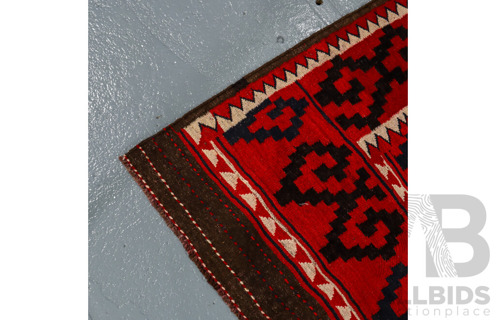 Hand Knotted Afghan Kilim Rug