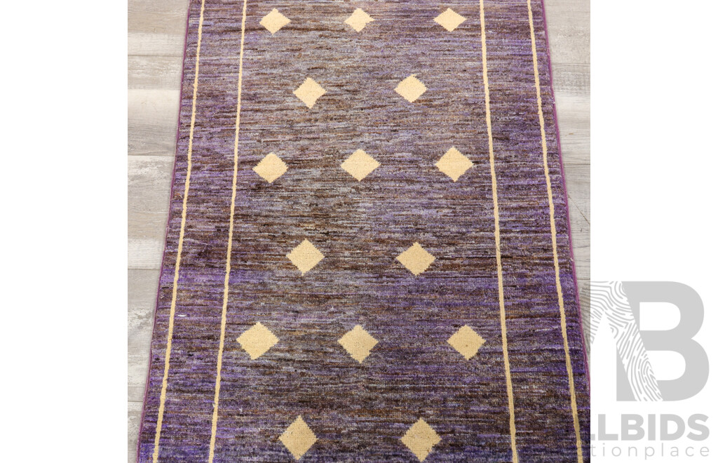Hand Knotted Runner Rug