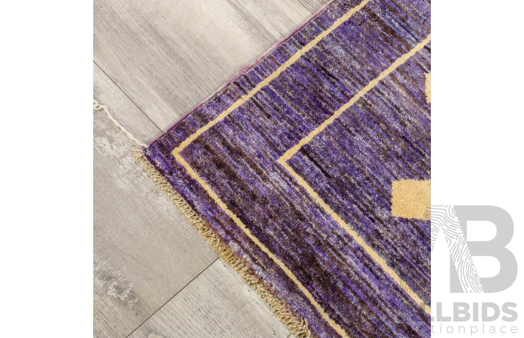 Hand Knotted Runner Rug