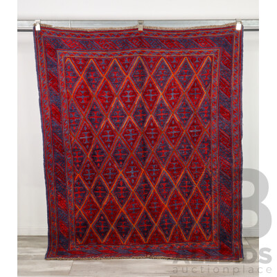 Hand Knotted Wool Mushwani Rug