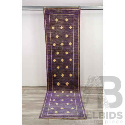 Hand Knotted Runner Rug