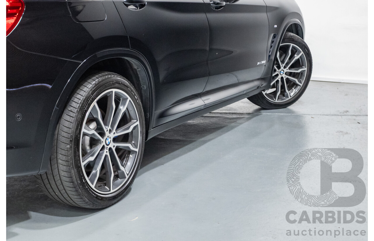 6/2018 BMW X3 xDrive30d M Sport (AWD) G01 4D Wagon Black Sapphire Metallic Turbo Diesel 3.0L