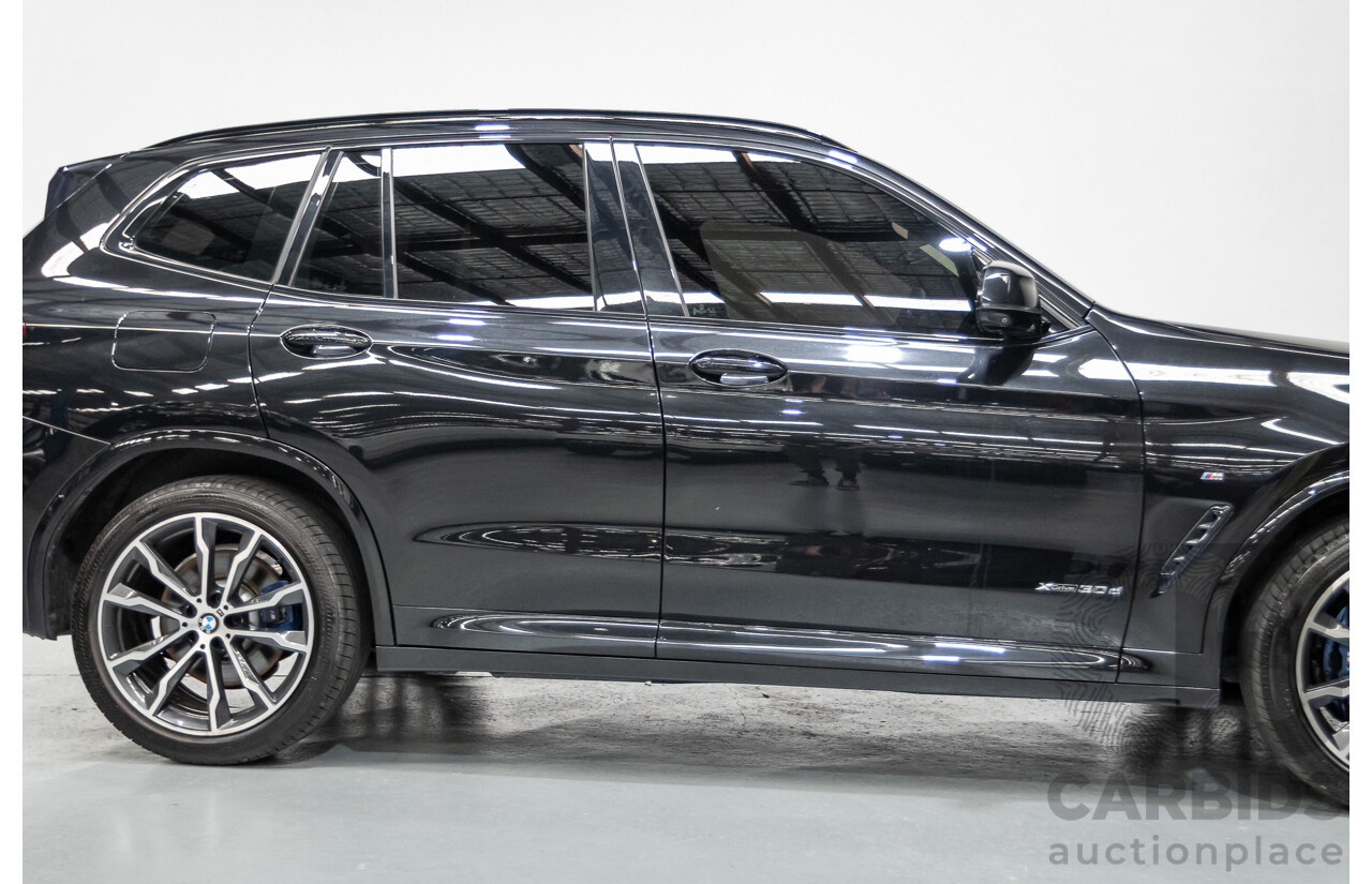 6/2018 BMW X3 xDrive30d M Sport (AWD) G01 4D Wagon Black Sapphire Metallic Turbo Diesel 3.0L