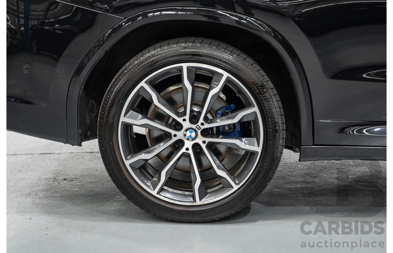 6/2018 BMW X3 xDrive30d M Sport (AWD) G01 4D Wagon Black Sapphire Metallic Turbo Diesel 3.0L