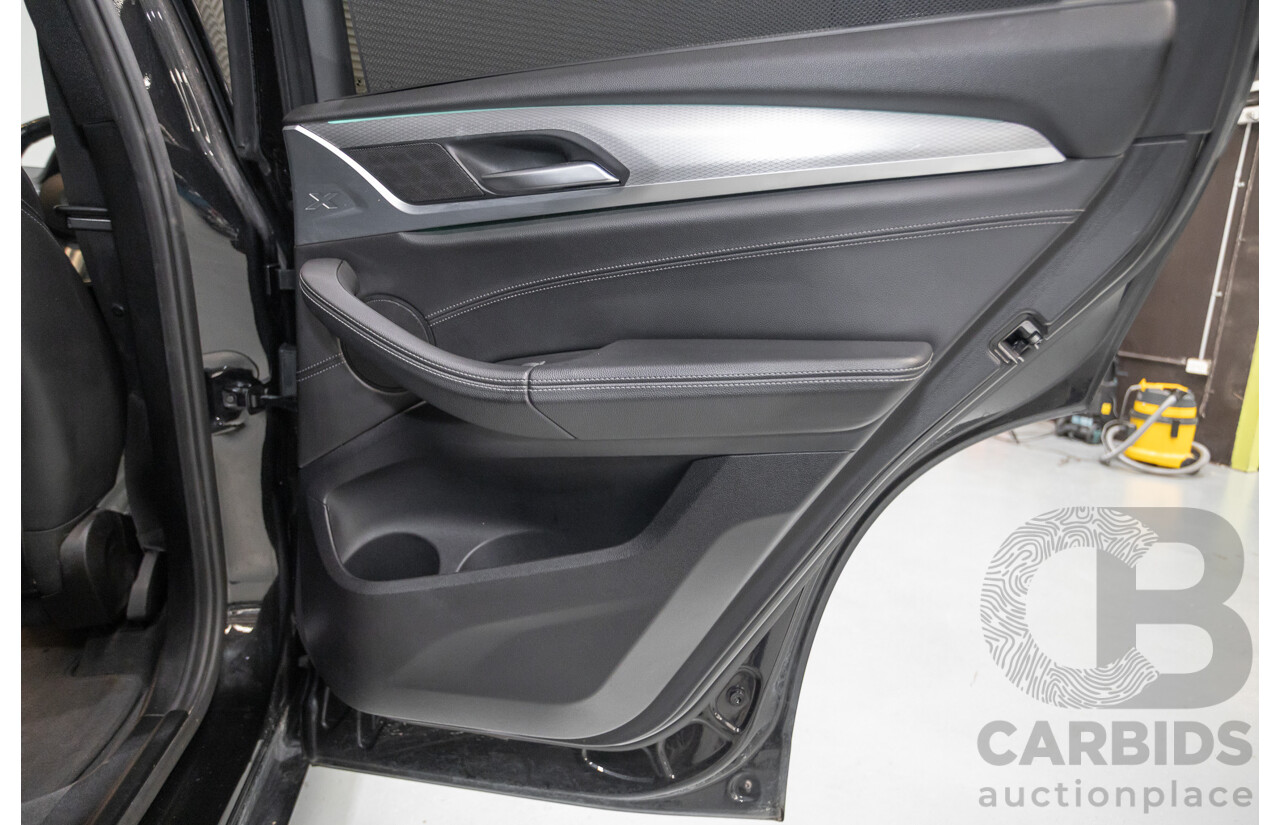 6/2018 BMW X3 xDrive30d M Sport (AWD) G01 4D Wagon Black Sapphire Metallic Turbo Diesel 3.0L