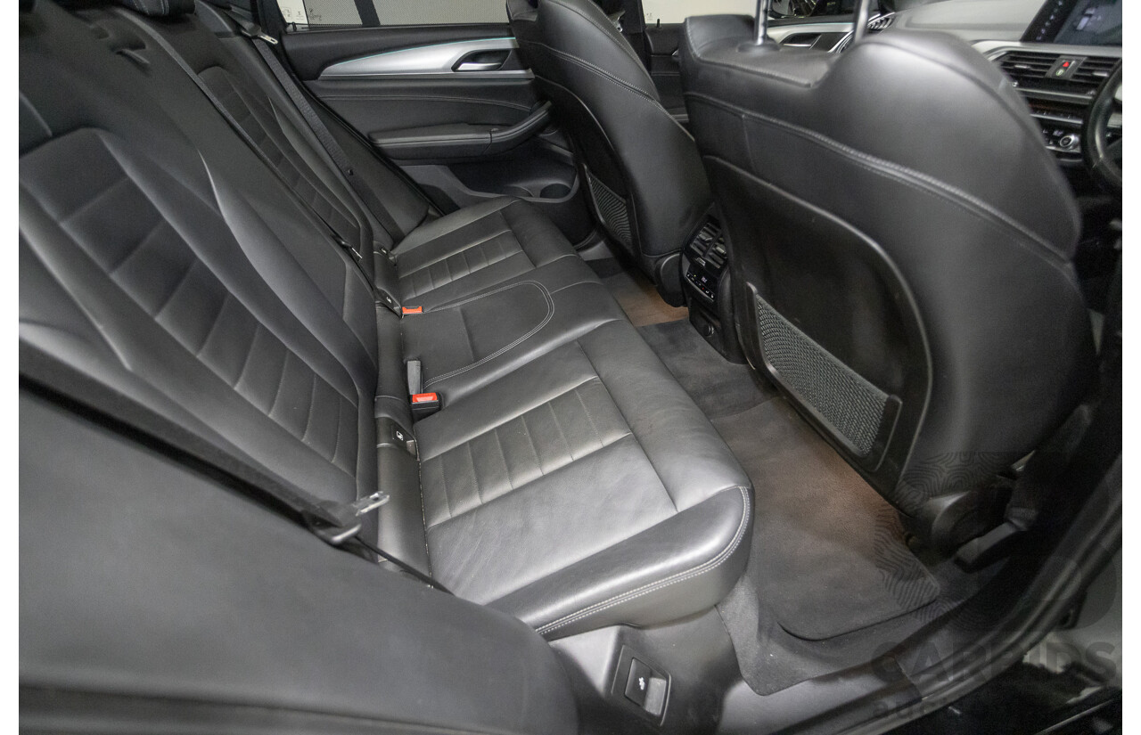 6/2018 BMW X3 xDrive30d M Sport (AWD) G01 4D Wagon Black Sapphire Metallic Turbo Diesel 3.0L