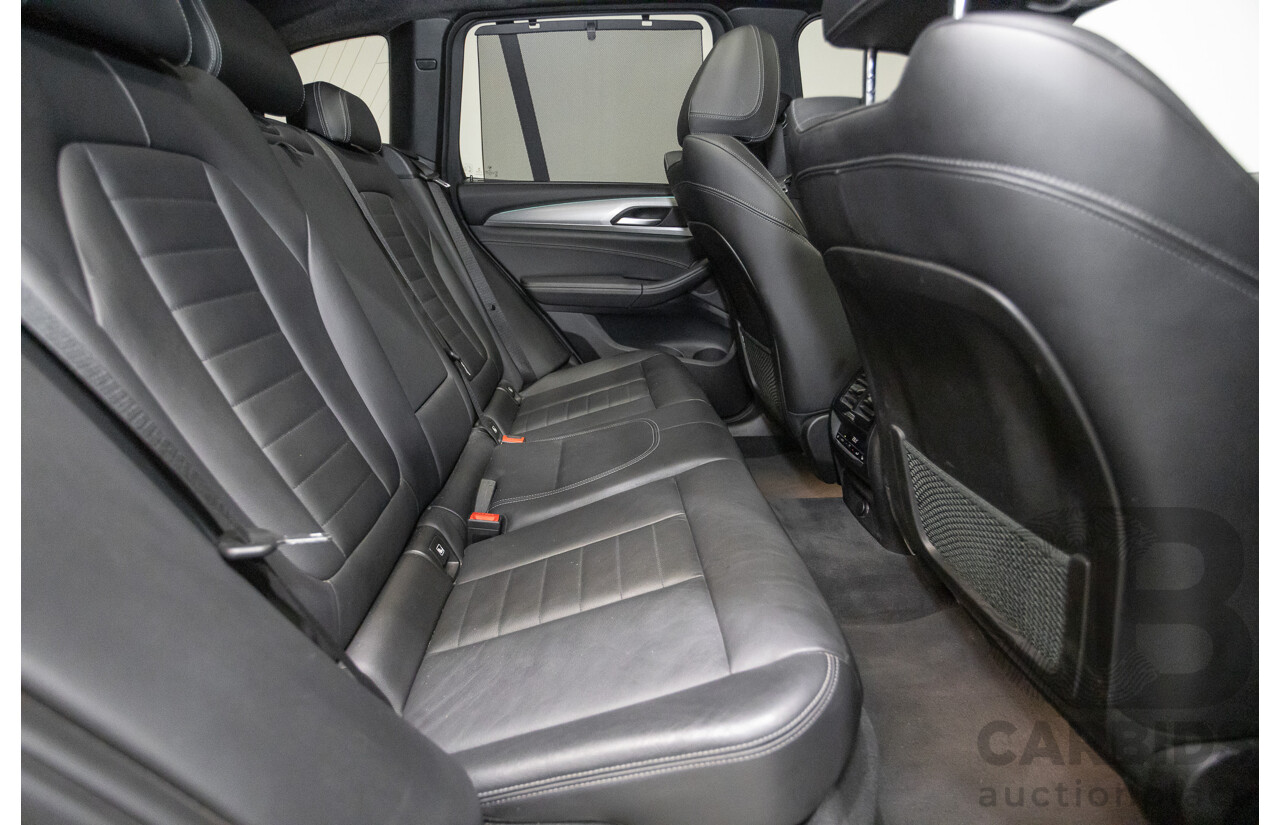 6/2018 BMW X3 xDrive30d M Sport (AWD) G01 4D Wagon Black Sapphire Metallic Turbo Diesel 3.0L