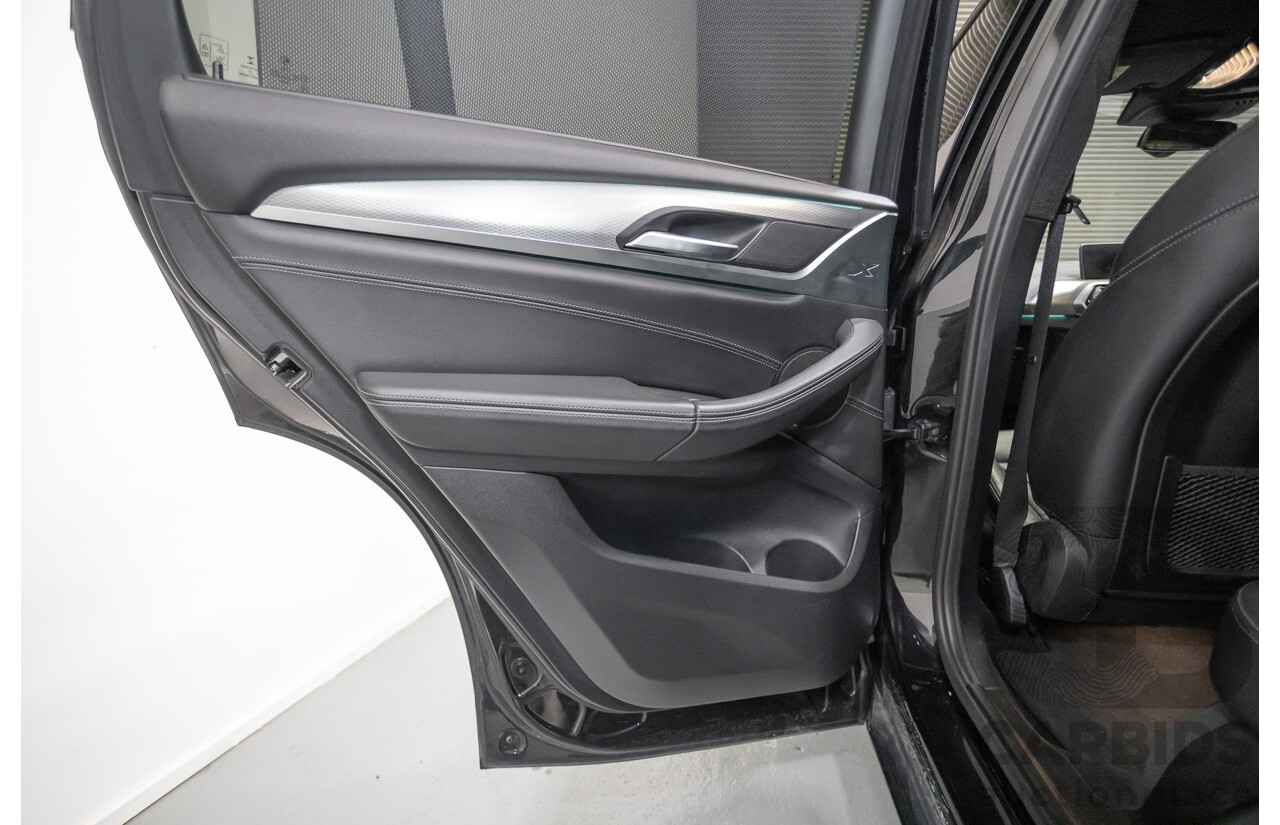 6/2018 BMW X3 xDrive30d M Sport (AWD) G01 4D Wagon Black Sapphire Metallic Turbo Diesel 3.0L