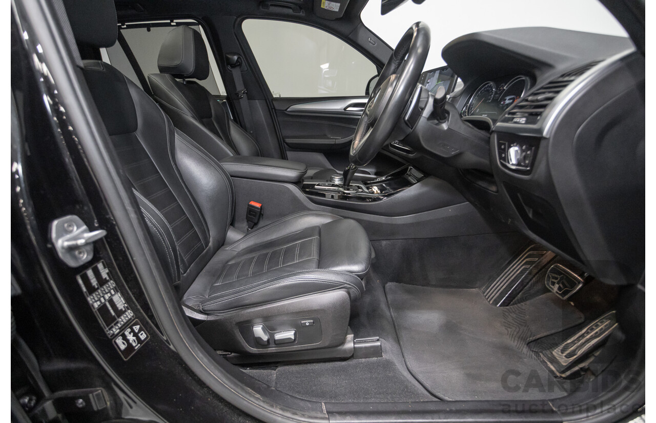 6/2018 BMW X3 xDrive30d M Sport (AWD) G01 4D Wagon Black Sapphire Metallic Turbo Diesel 3.0L