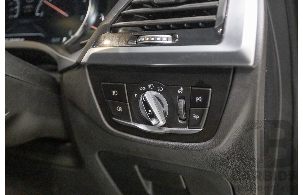 6/2018 BMW X3 xDrive30d M Sport (AWD) G01 4D Wagon Black Sapphire Metallic Turbo Diesel 3.0L