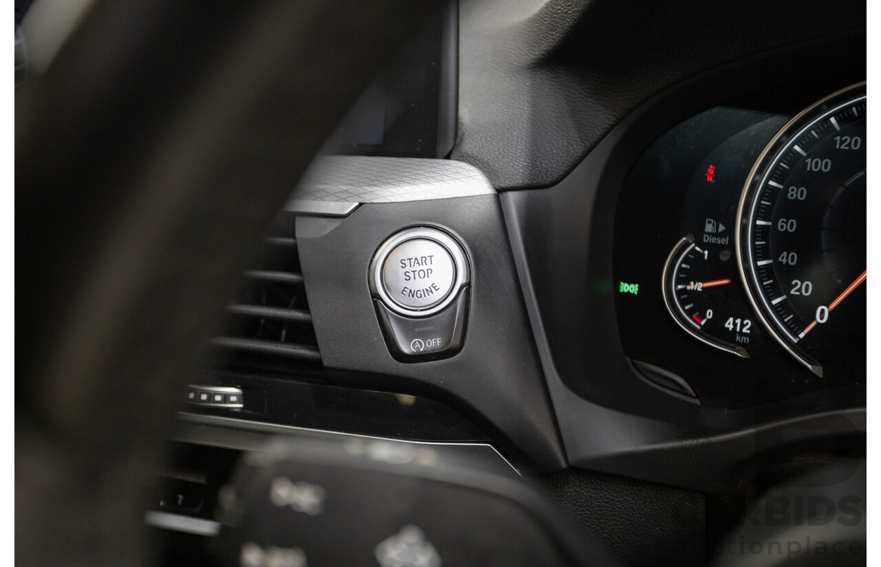 6/2018 BMW X3 xDrive30d M Sport (AWD) G01 4D Wagon Black Sapphire Metallic Turbo Diesel 3.0L