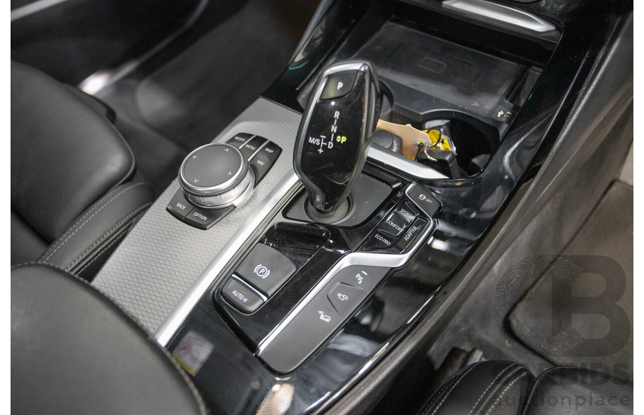 6/2018 BMW X3 xDrive30d M Sport (AWD) G01 4D Wagon Black Sapphire Metallic Turbo Diesel 3.0L