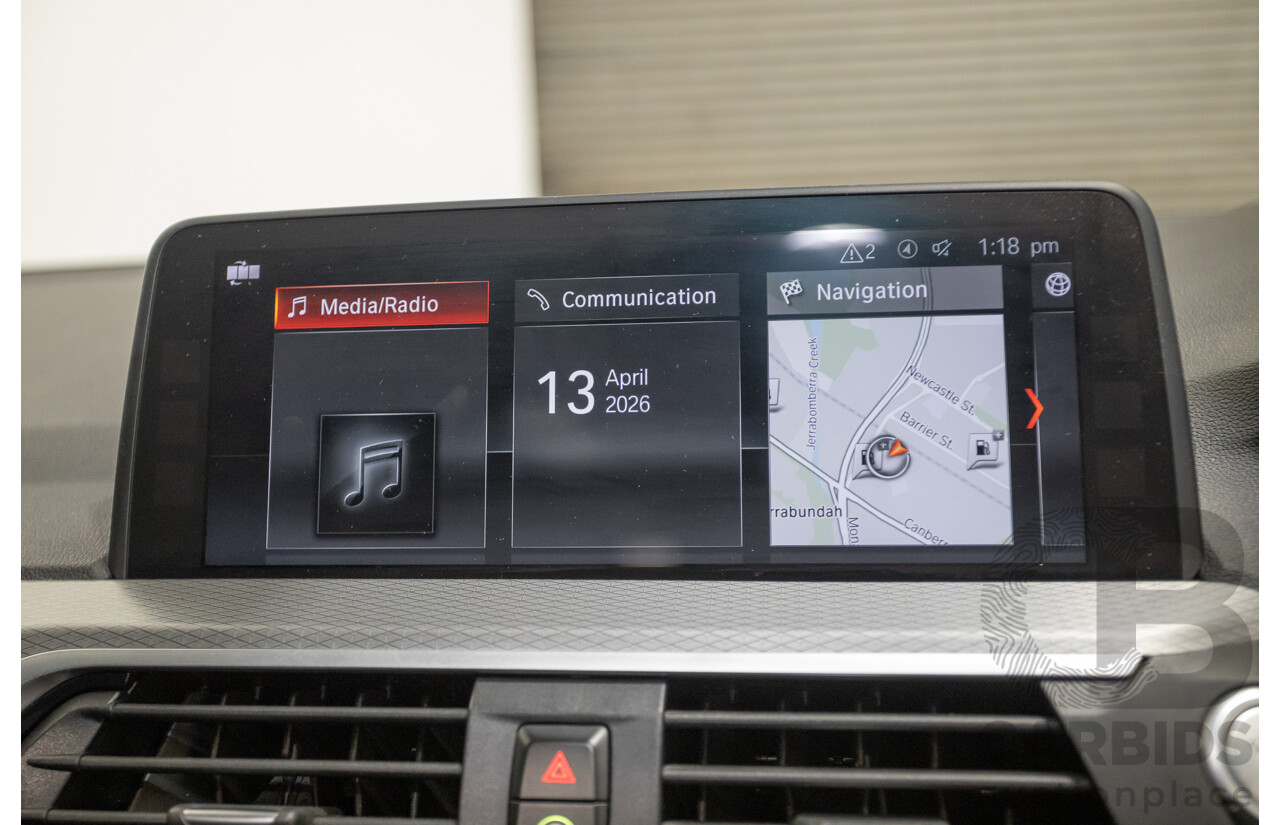 6/2018 BMW X3 xDrive30d M Sport (AWD) G01 4D Wagon Black Sapphire Metallic Turbo Diesel 3.0L