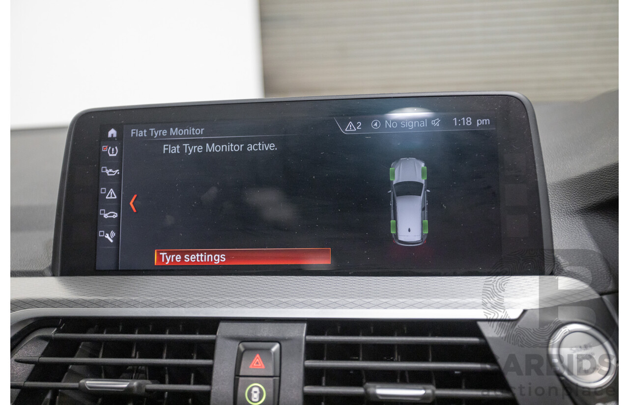 6/2018 BMW X3 xDrive30d M Sport (AWD) G01 4D Wagon Black Sapphire Metallic Turbo Diesel 3.0L