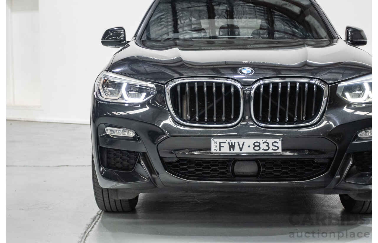 6/2018 BMW X3 xDrive30d M Sport (AWD) G01 4D Wagon Black Sapphire Metallic Turbo Diesel 3.0L