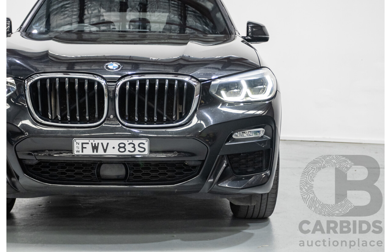 6/2018 BMW X3 xDrive30d M Sport (AWD) G01 4D Wagon Black Sapphire Metallic Turbo Diesel 3.0L