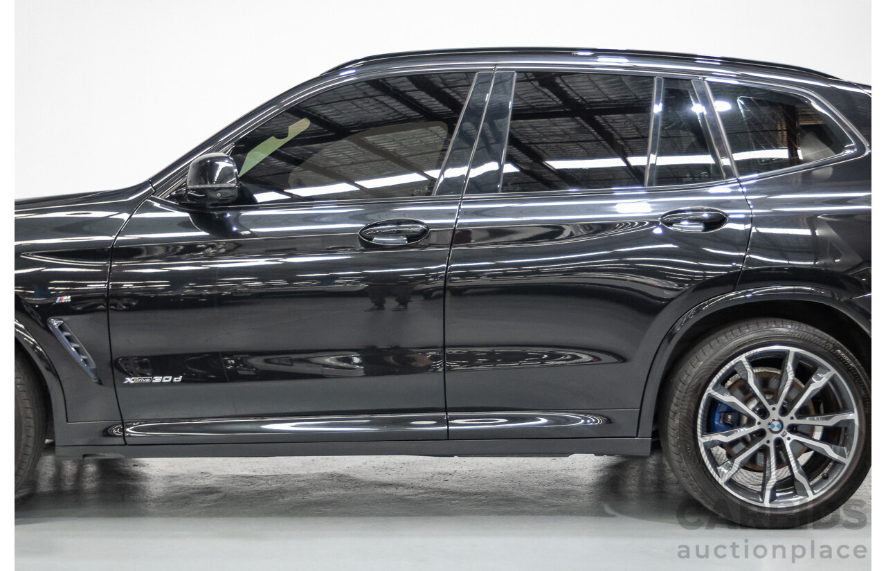 6/2018 BMW X3 xDrive30d M Sport (AWD) G01 4D Wagon Black Sapphire Metallic Turbo Diesel 3.0L