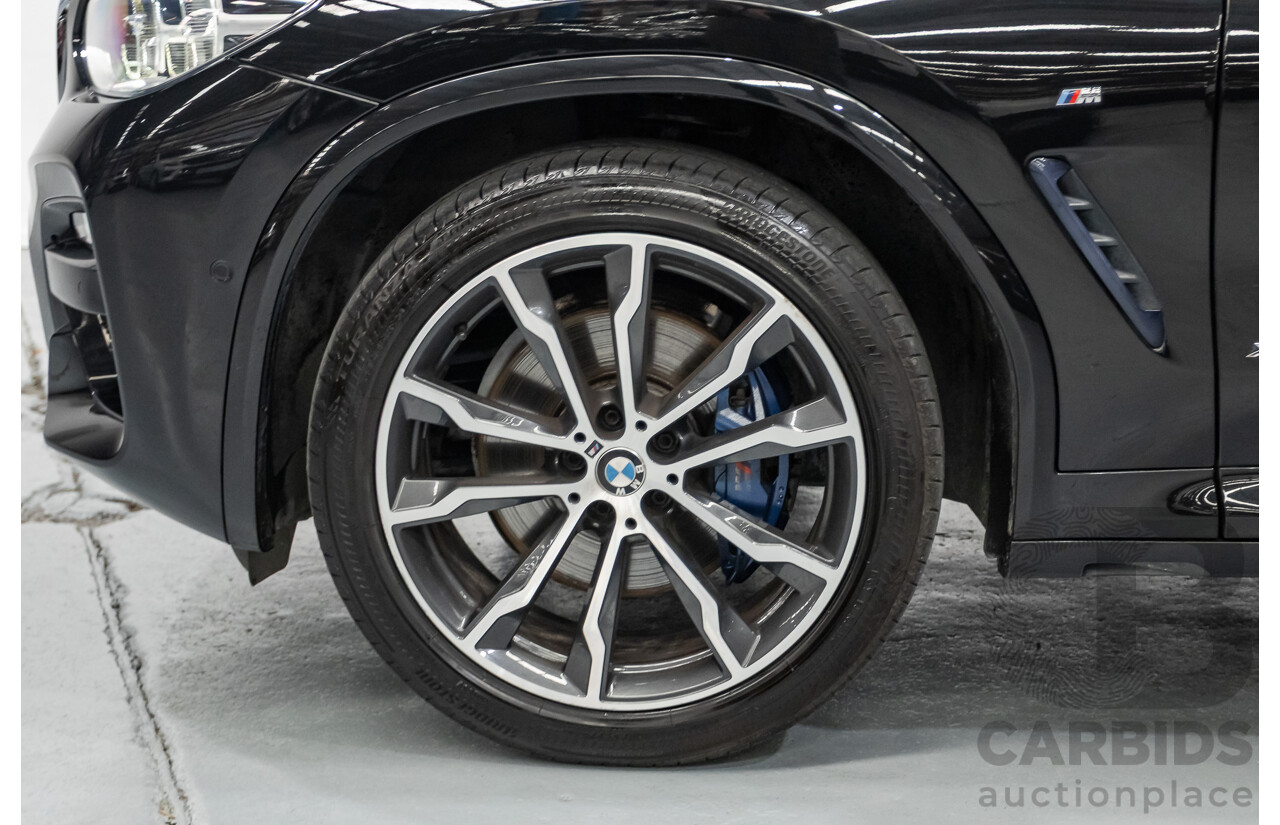 6/2018 BMW X3 xDrive30d M Sport (AWD) G01 4D Wagon Black Sapphire Metallic Turbo Diesel 3.0L