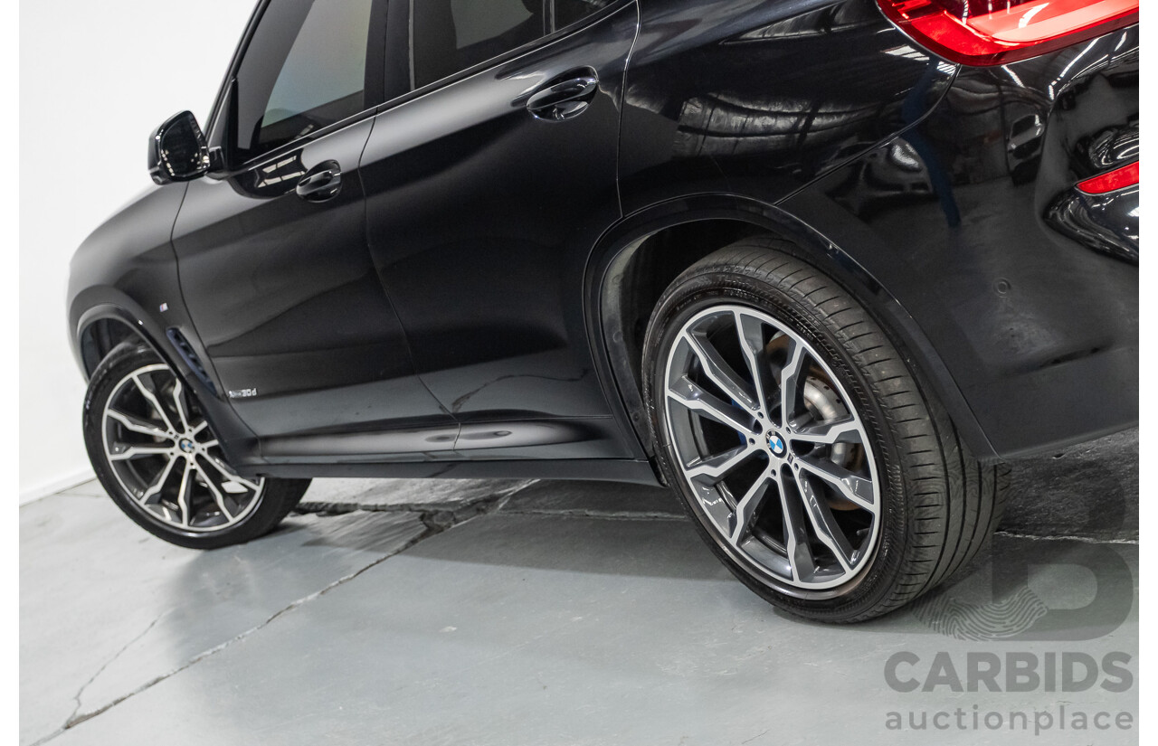 6/2018 BMW X3 xDrive30d M Sport (AWD) G01 4D Wagon Black Sapphire Metallic Turbo Diesel 3.0L