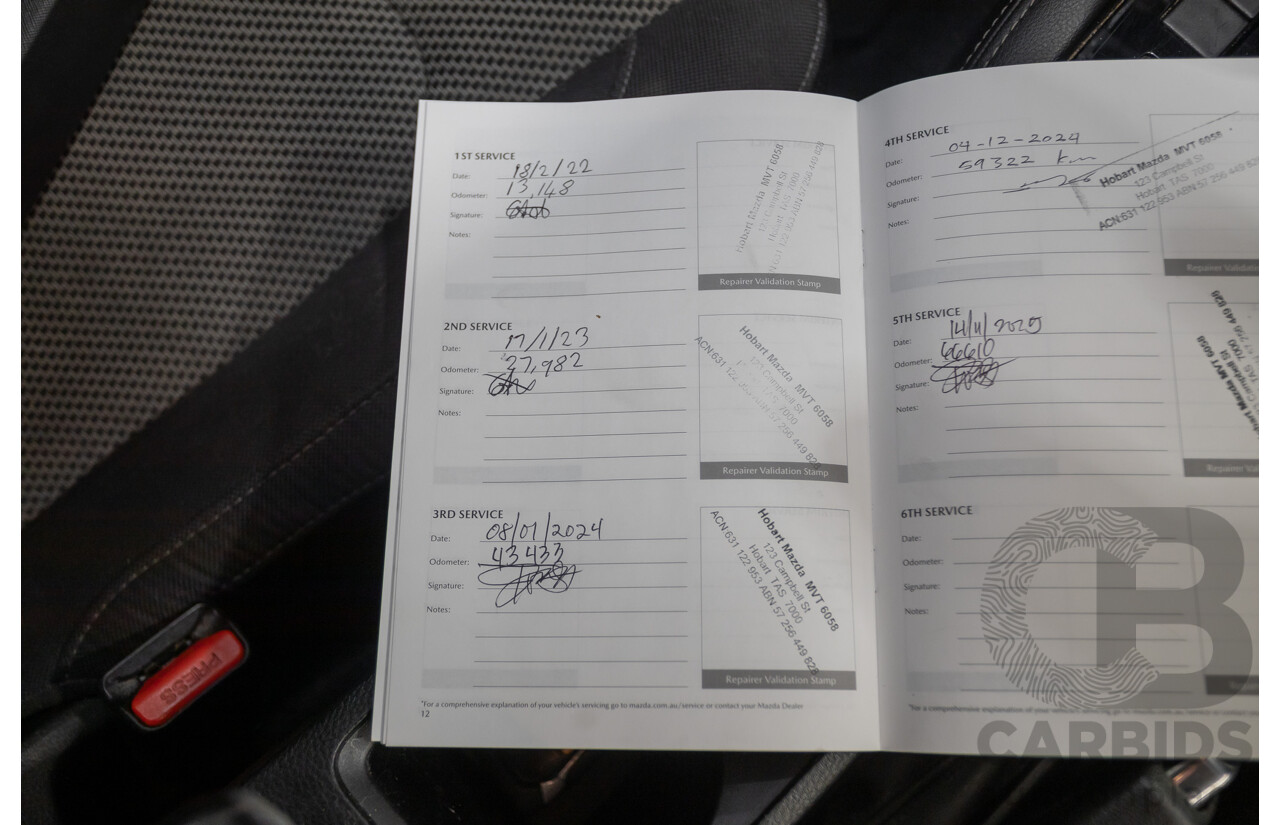 11/2020 Mazda BT-50 XTR (4x4) B30B Dual Cab P/Up Gun Blue Turbo Diesel 3.0L