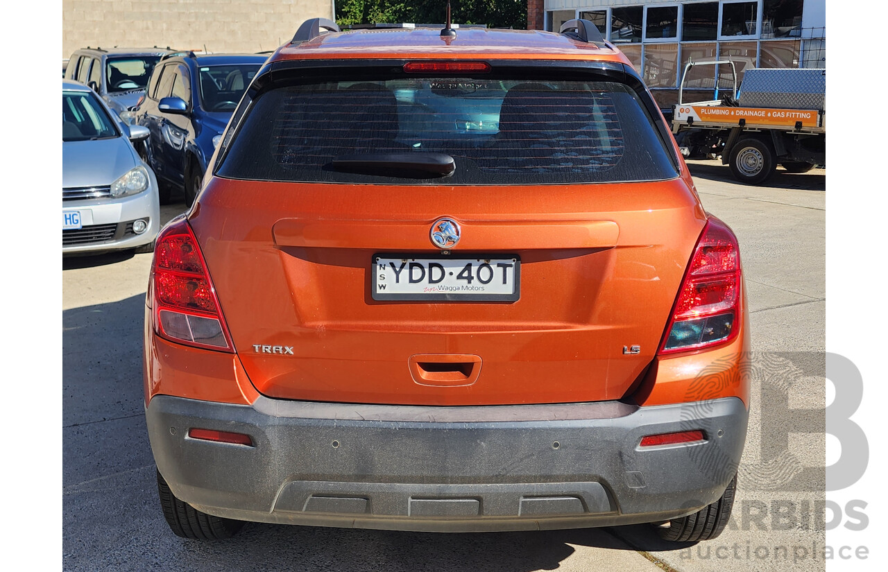 12/2015 Holden Trax LS TJ MY16 4d Wagon Orange 1.8L