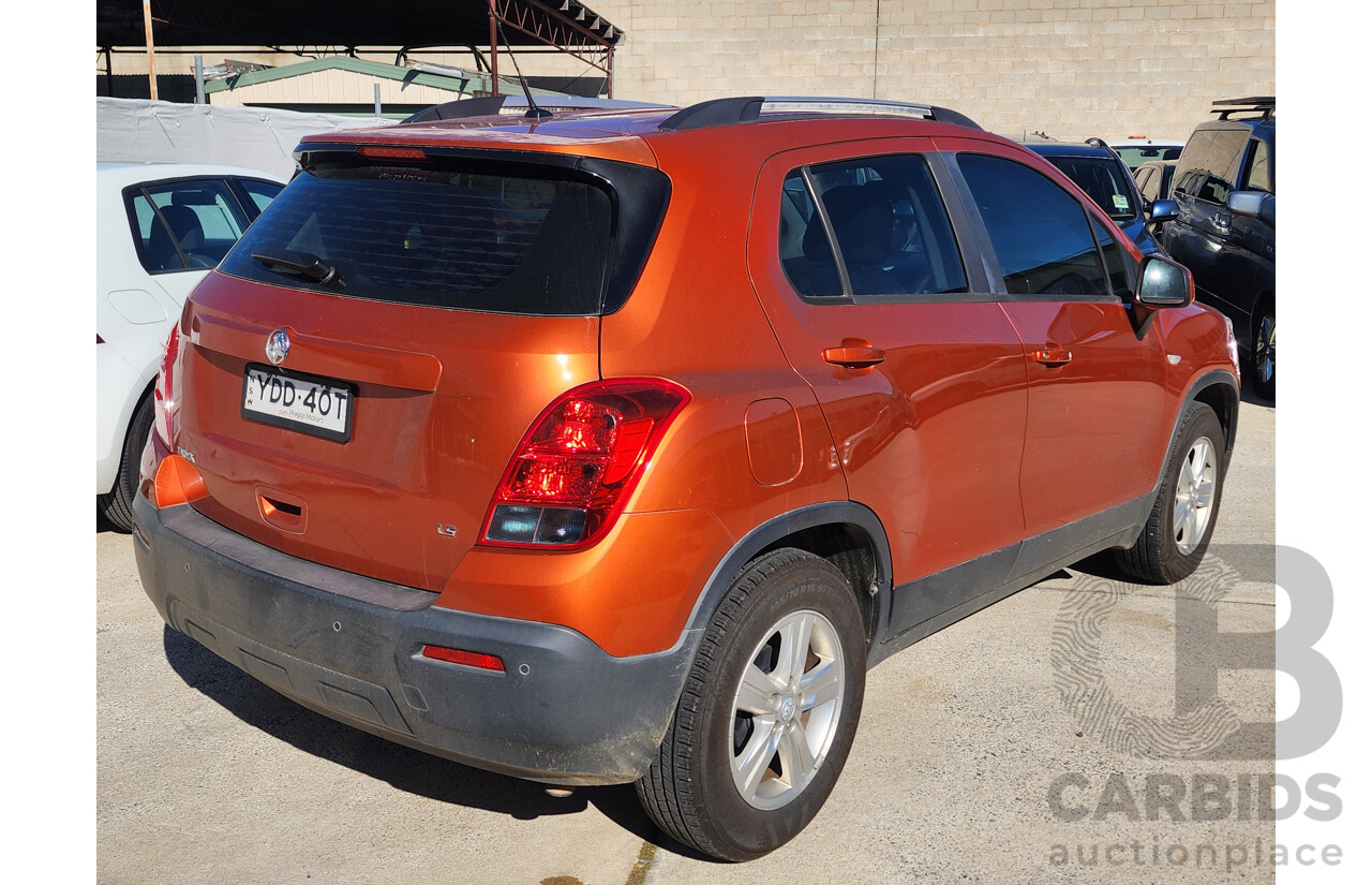 12/2015 Holden Trax LS TJ MY16 4d Wagon Orange 1.8L