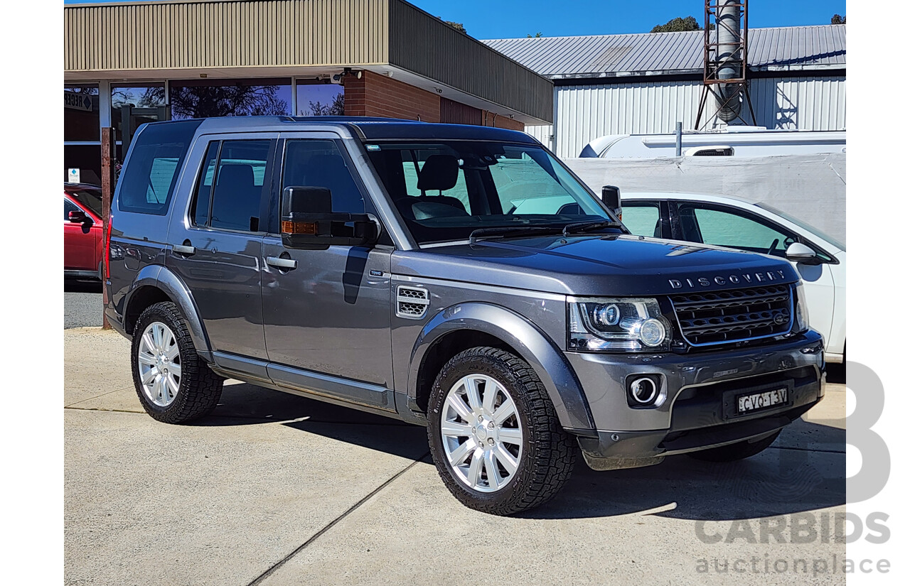 10/2014 Land Rover Discovery 4 3.0 TDV6 MY15 4d Wagon Grey 3.0L