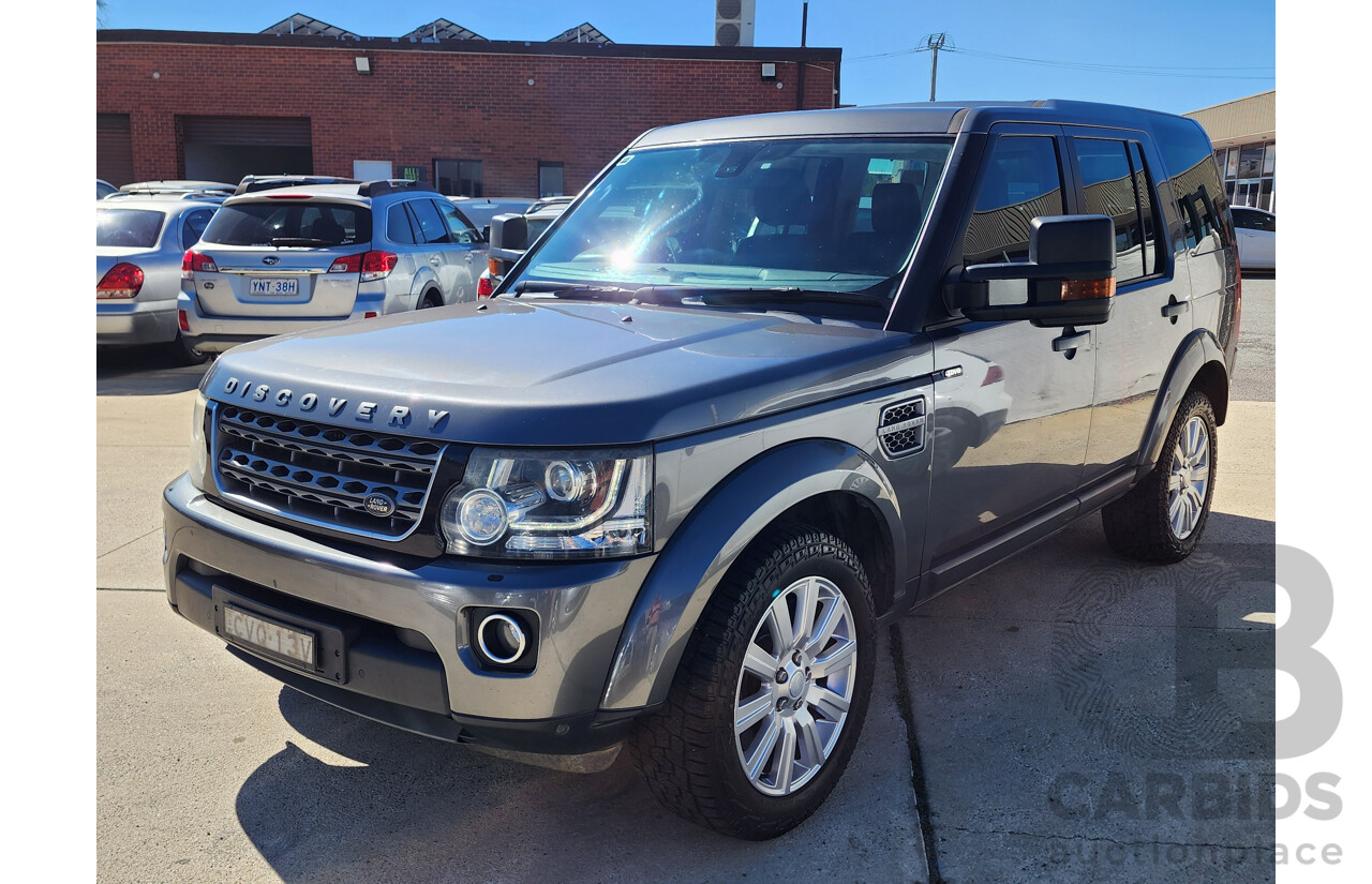 10/2014 Land Rover Discovery 4 3.0 TDV6 MY15 4d Wagon Grey 3.0L