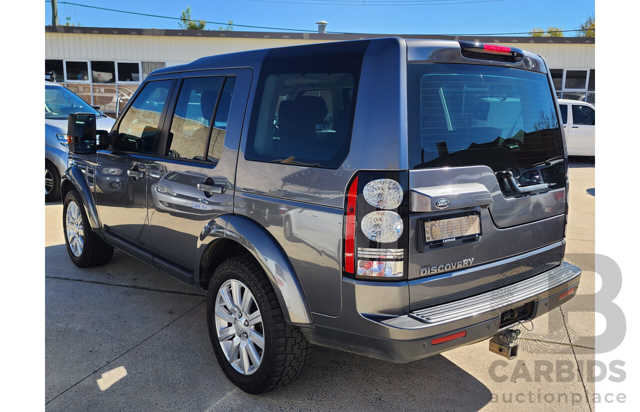 10/2014 Land Rover Discovery 4 3.0 TDV6 MY15 4d Wagon Grey 3.0L