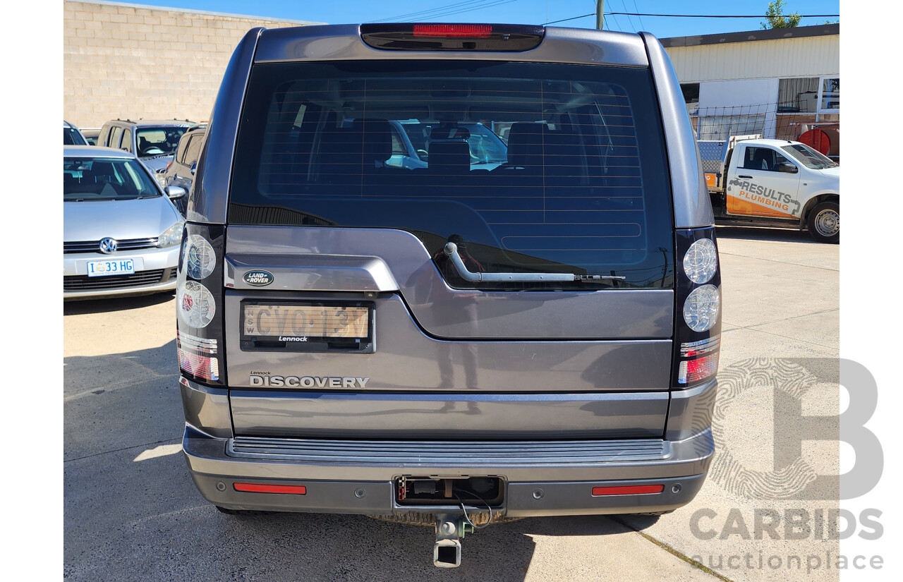 10/2014 Land Rover Discovery 4 3.0 TDV6 MY15 4d Wagon Grey 3.0L
