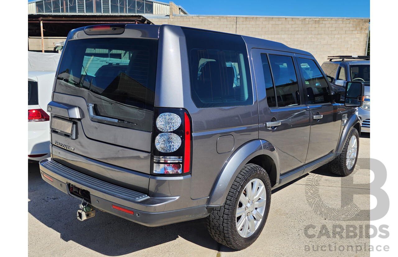 10/2014 Land Rover Discovery 4 3.0 TDV6 MY15 4d Wagon Grey 3.0L